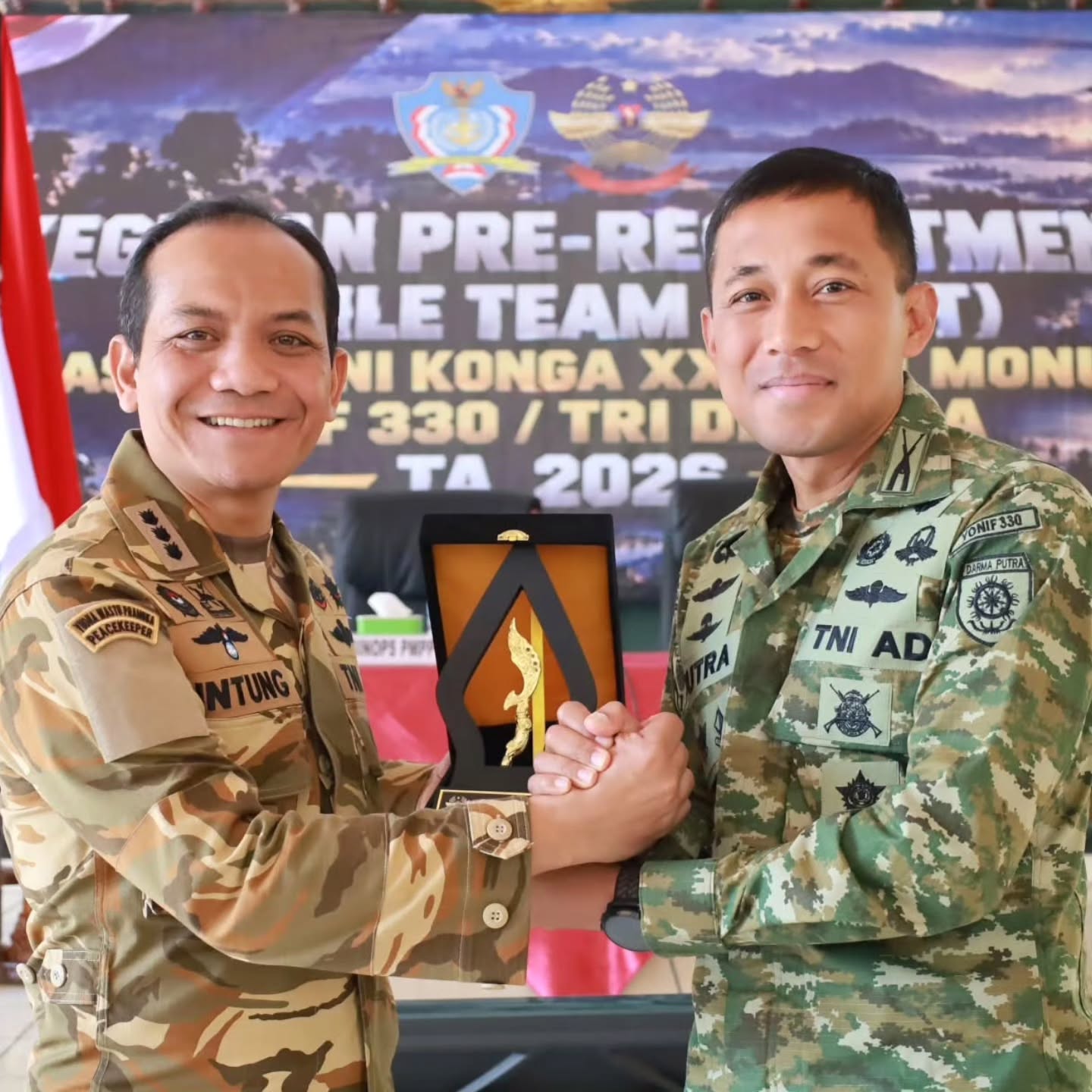 Yonif 330/Tri Dharma Siapkan Prajurit Profesional untuk Misi Perdamaian Dunia di MONUSCO