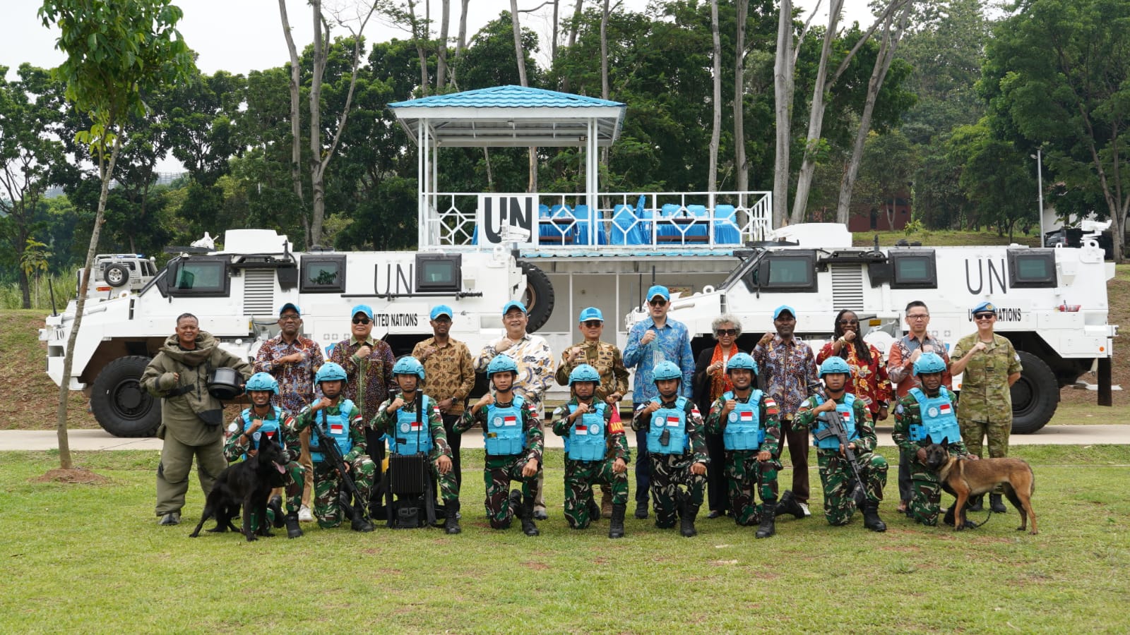 PMPP TNI Perkenalkan Kapasitas Peacekeeping kepada Diplomat Delapan Negara