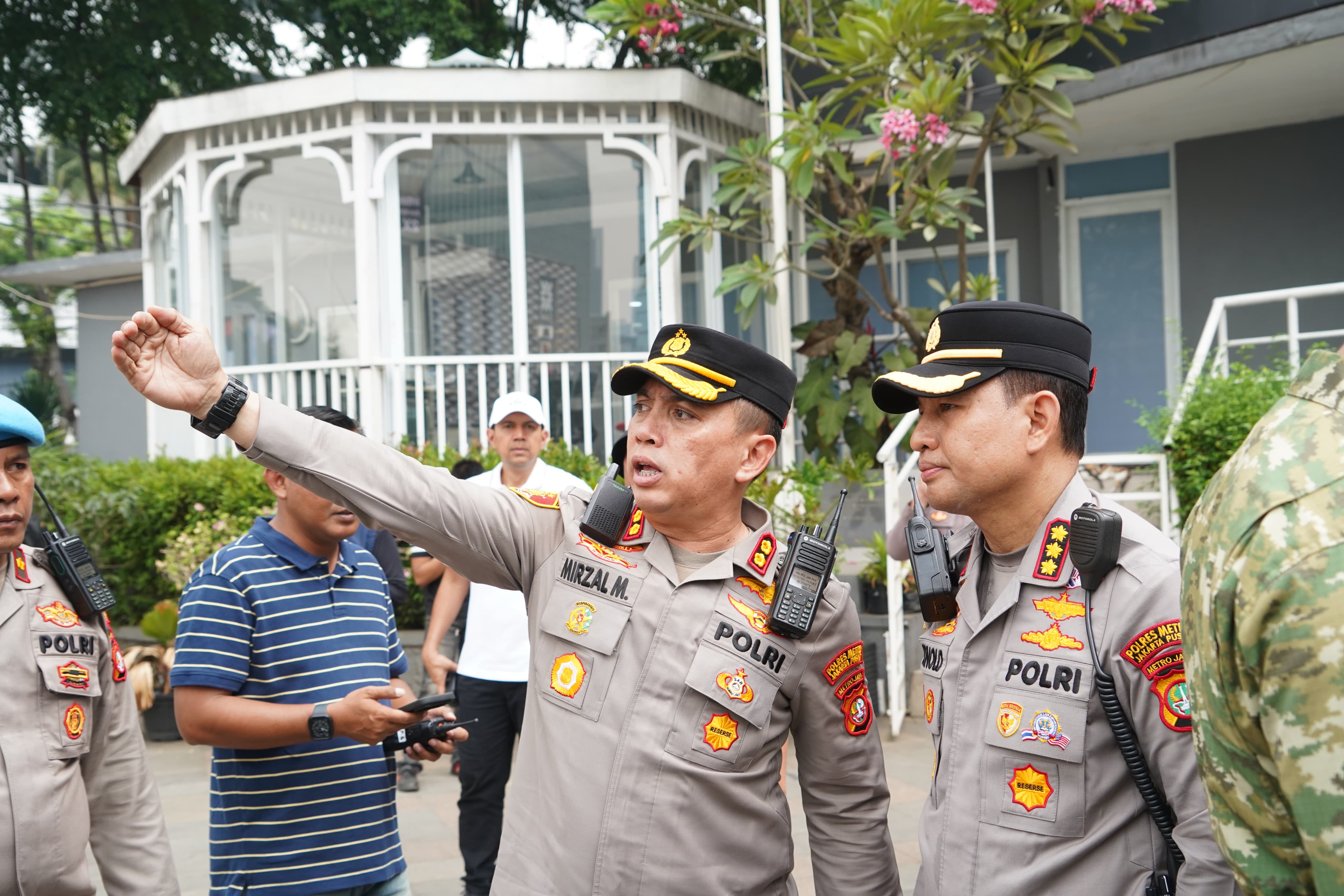 Polres Metro Jakarta Pusat Kedepankan Pendekatan Humanis dalam Pelayanan Aksi Unjuk Rasa di Monas dan Tugu Tani