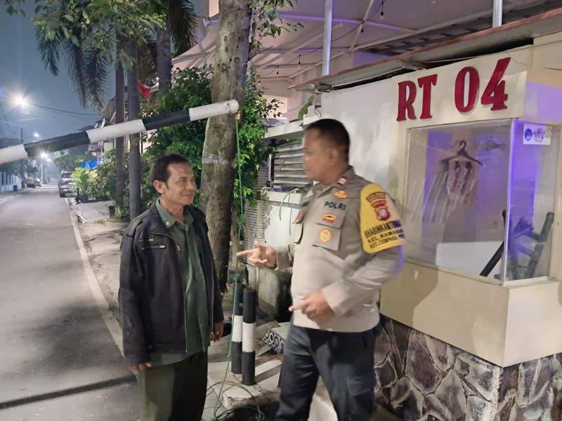 Bangun Keamanan dari Lingkungan, Polsek Cempaka Putih Perkuat Sinergi dengan Warga