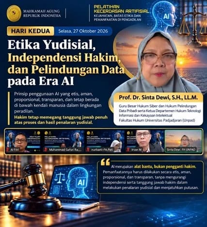 Tekankan Etika Yudisial, Independensi Hakim, dan Kewaspadaan Keamanan Sistem