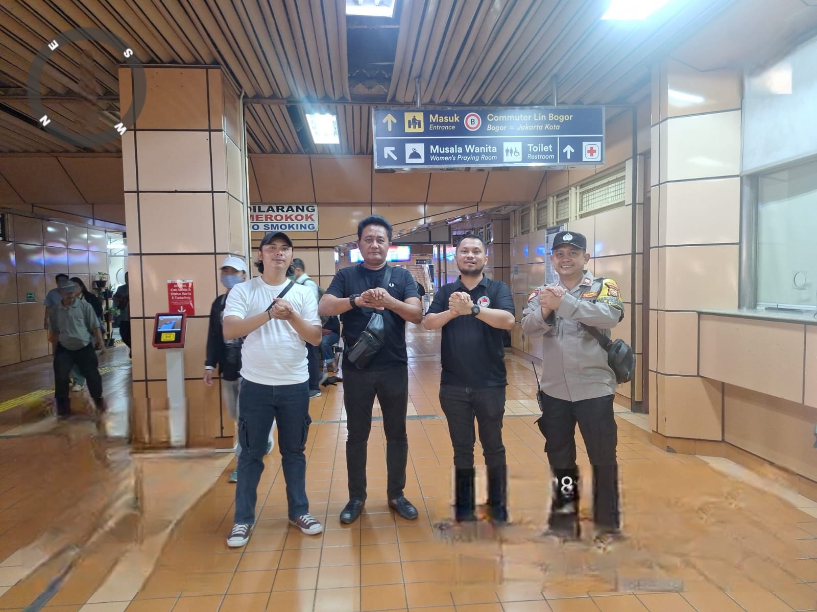 Stasiun Cikini Jadi Titik Pemantauan, Sinergi Polisi dan Masyarakat Diperkuat
