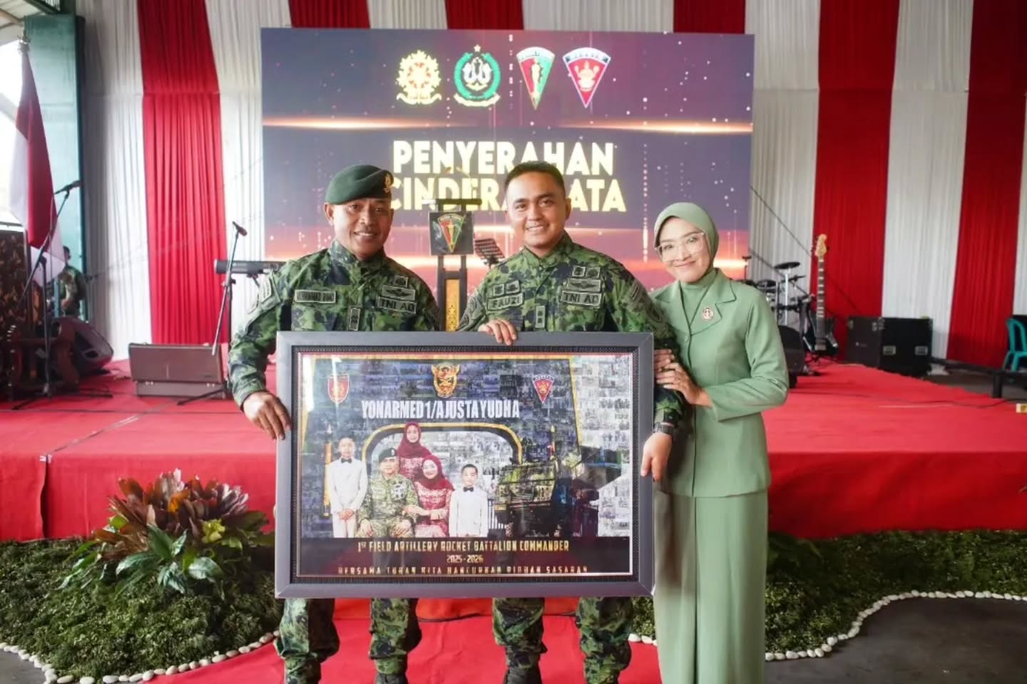 Tongkat Komando Yonarmed 1 Kostrad, Resmi Disandang Letkol Arm Gathot Triwibowo