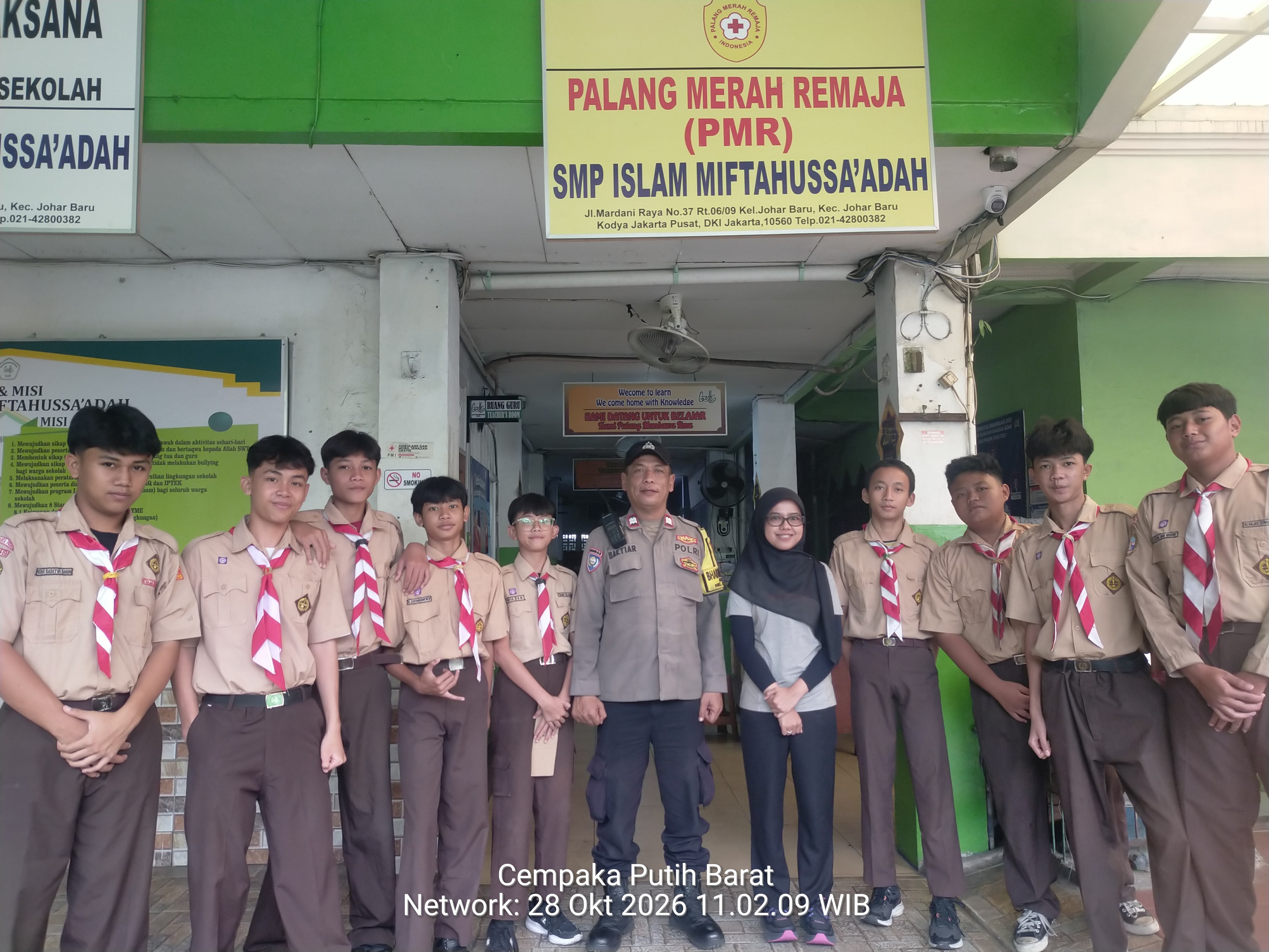 Polisi Peduli Sekolah, Polsek Johar Baru Ajak Pelajar Jauhi Narkoba, Tawuran, dan Provokasi Unjuk Rasa