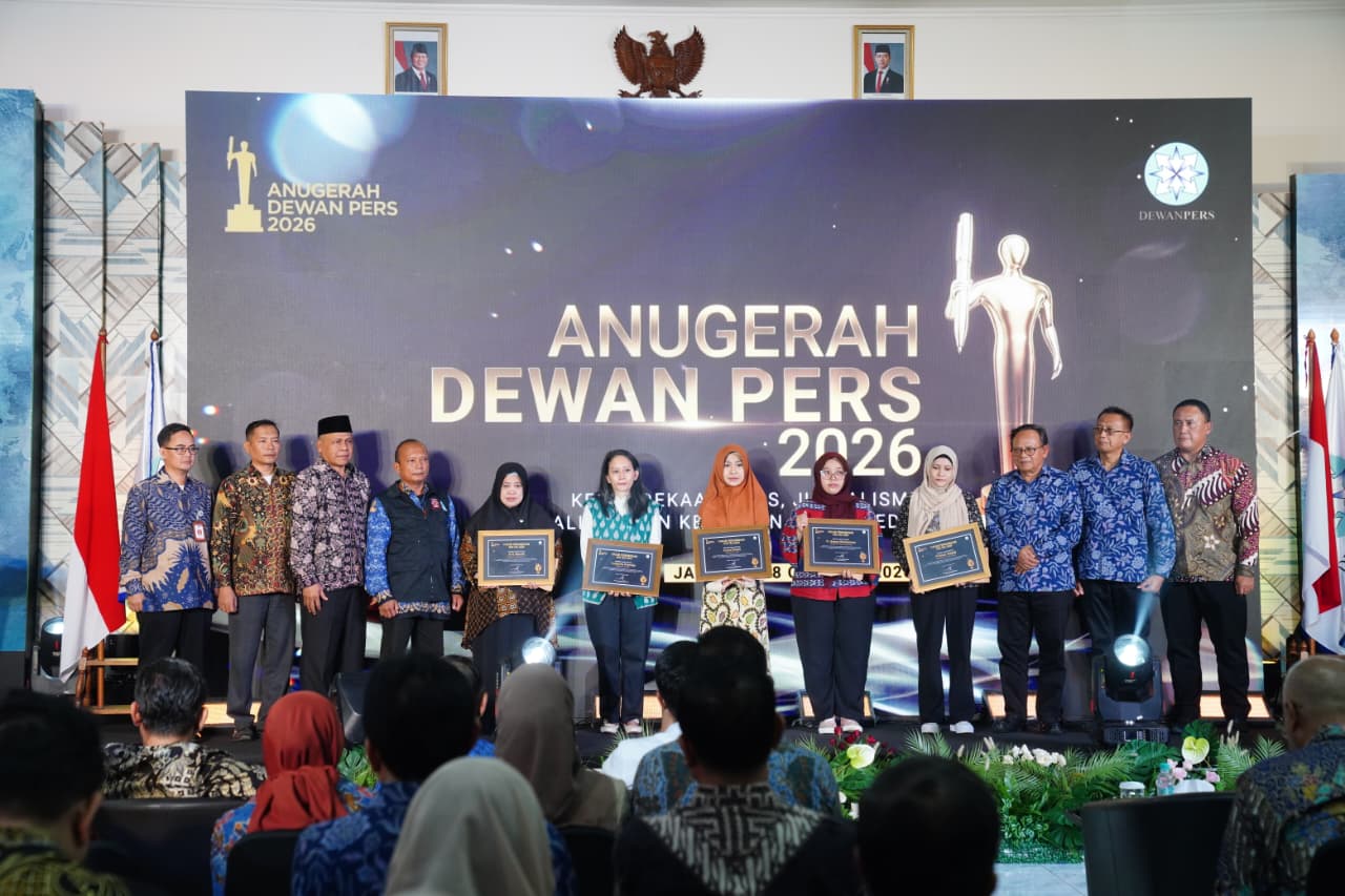 Kapuspen TNI Hadiri Anugerah Dewan Pers 2026