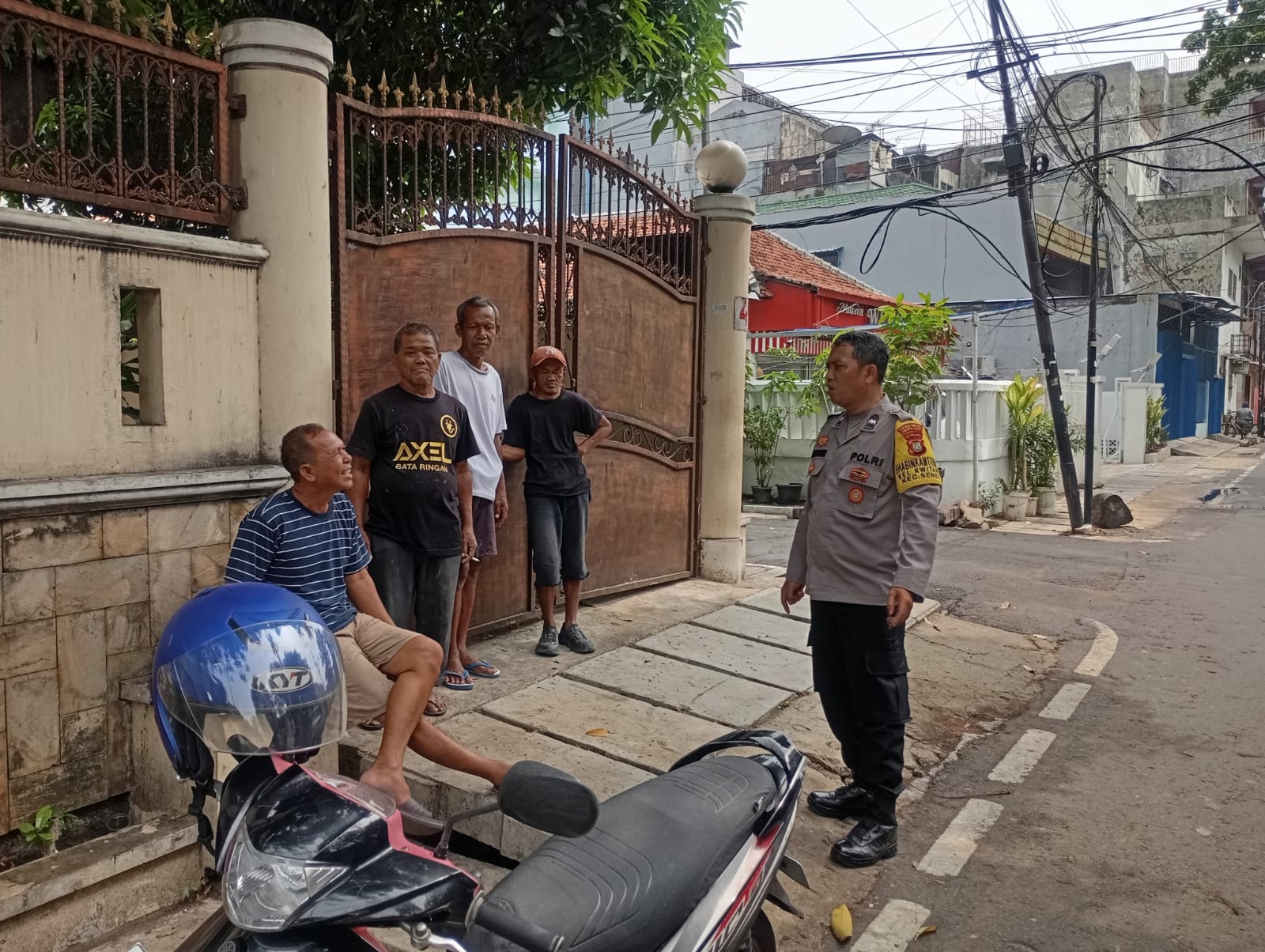 Polsek Senen Ajak Warga Kwitang Jaga Keamanan Lingkungan, Antisipasi Tawuran hingga Begal