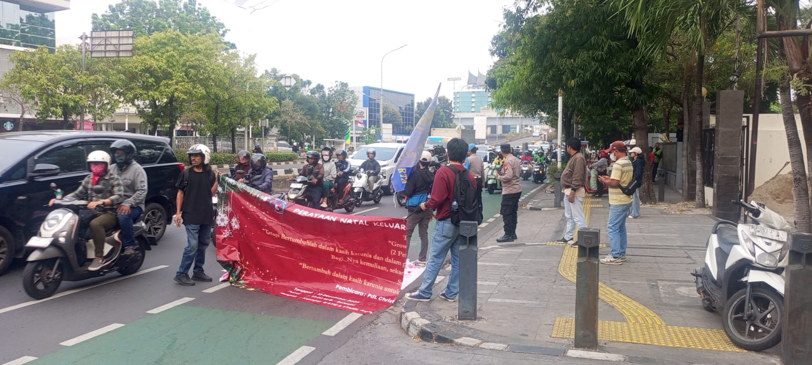 Polres Jakpus Gelar Apel Pengamanan Aksi Unjuk Rasa BEM STMIK Jayakarta