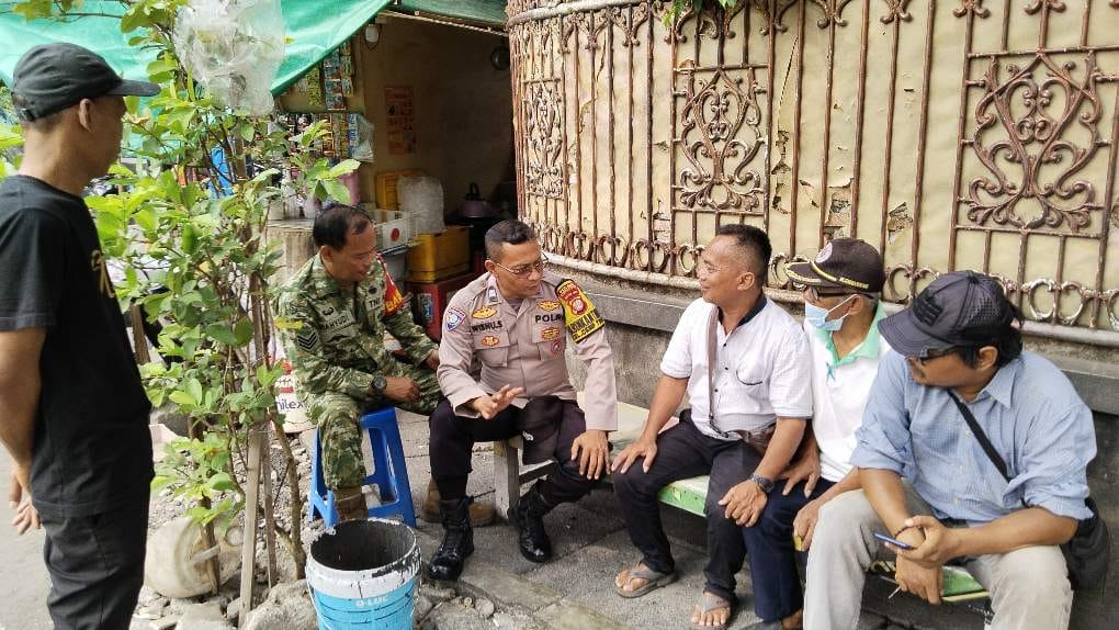 Sinergi Polri, TNI, dan Warga, Polsek Cempaka Putih Dorong Lingkungan Aman dan Kondusif