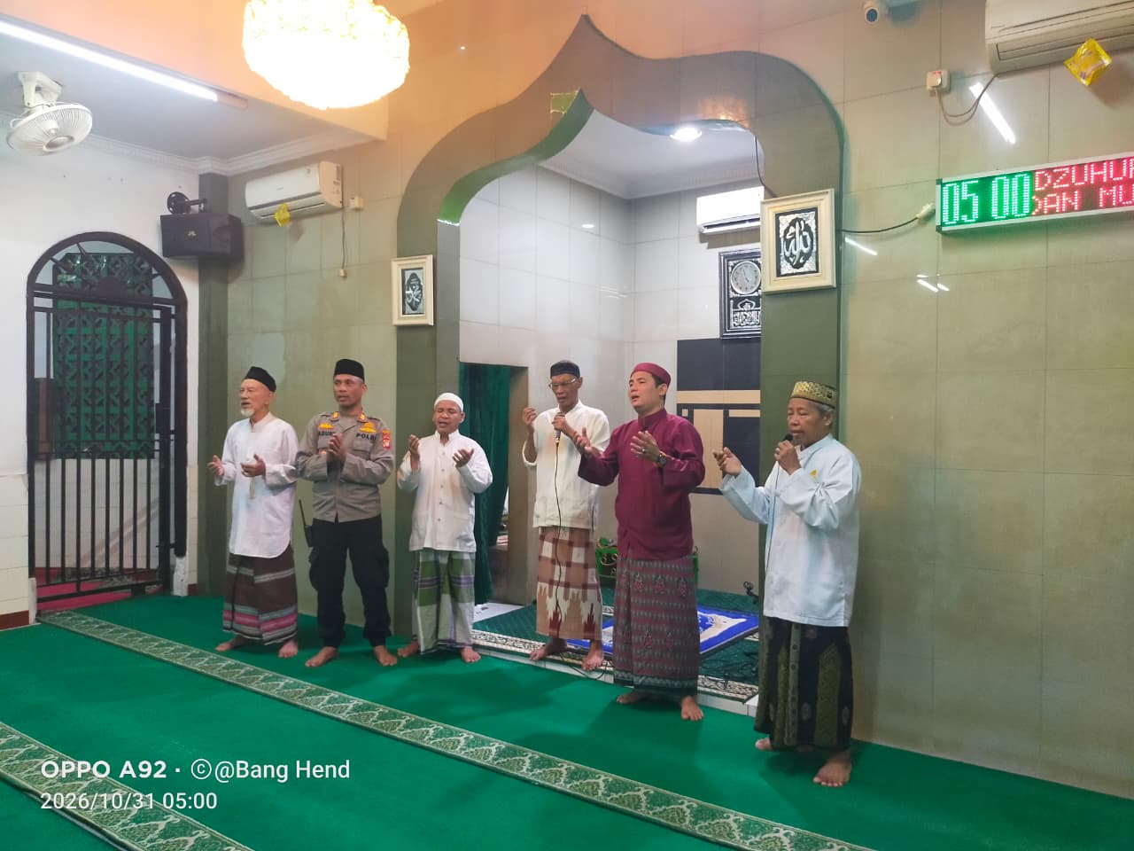 Wakapolsek Senen Gelar Subuh Keliling di Masjid Al Ishlah, Ajak Warga Jaga Kamtibmas