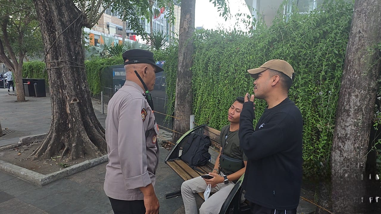 Lindungi Warga dari Kejahatan Jalanan, Polsek Metro Menteng Sisir Kawasan Bundaran HI Hingga Grand Hyatt