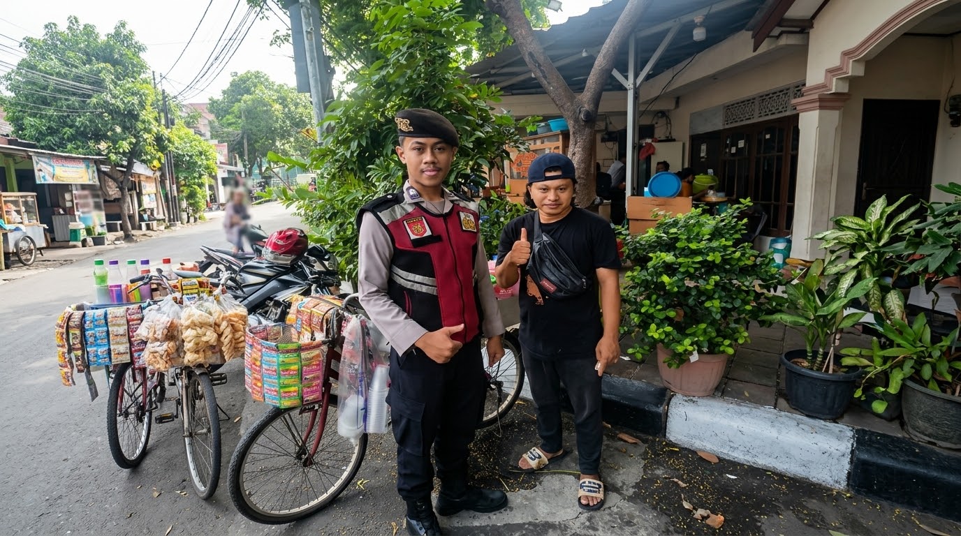 Unit Samapta Polsek Johar Baru Gelar Patroli Dialogis, Ajak Warga Waspadai Kejahatan 3C